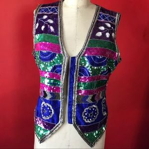 Sequin Vest